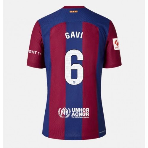 Dámy Fotbalový dres Barcelona Paez Gavi #6 2023-24 Domácí Krátký Rukáv